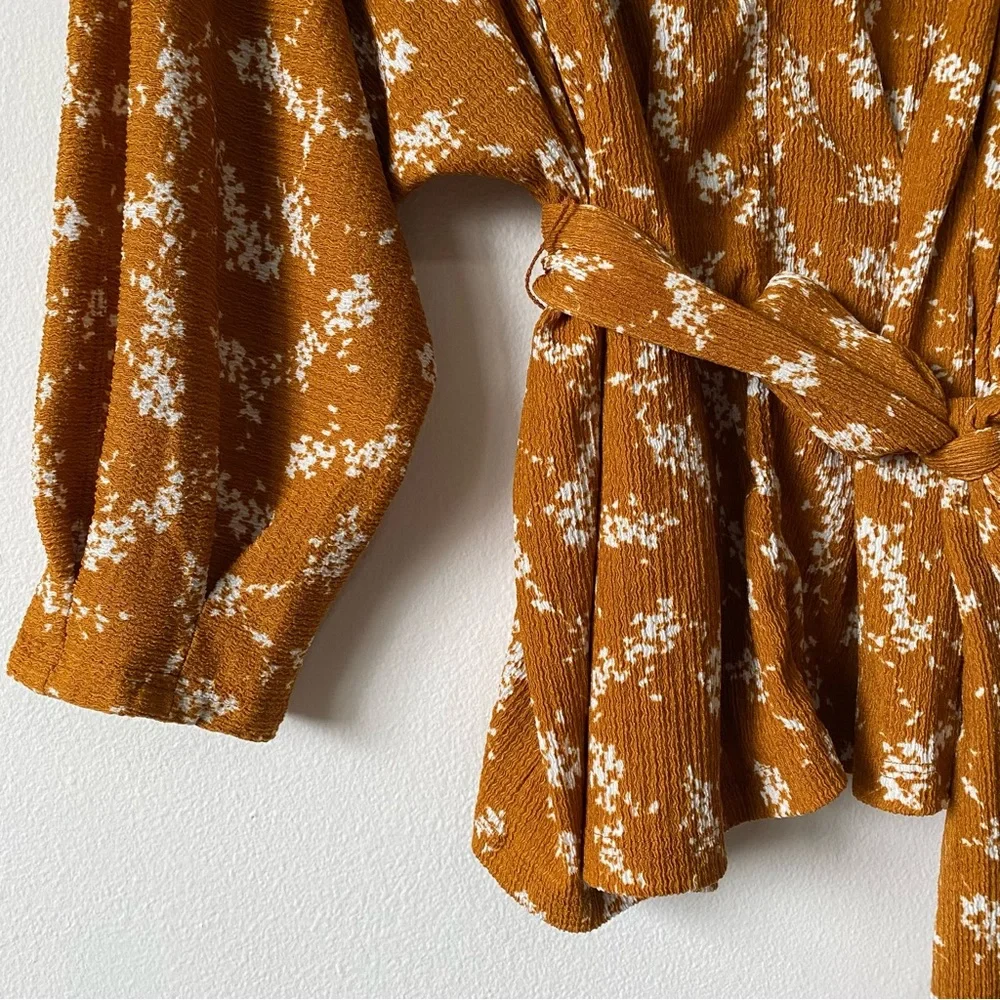 Anthropologie Orange Blouse Top - Picture 7 of 15